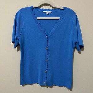 button-up sweater shirt